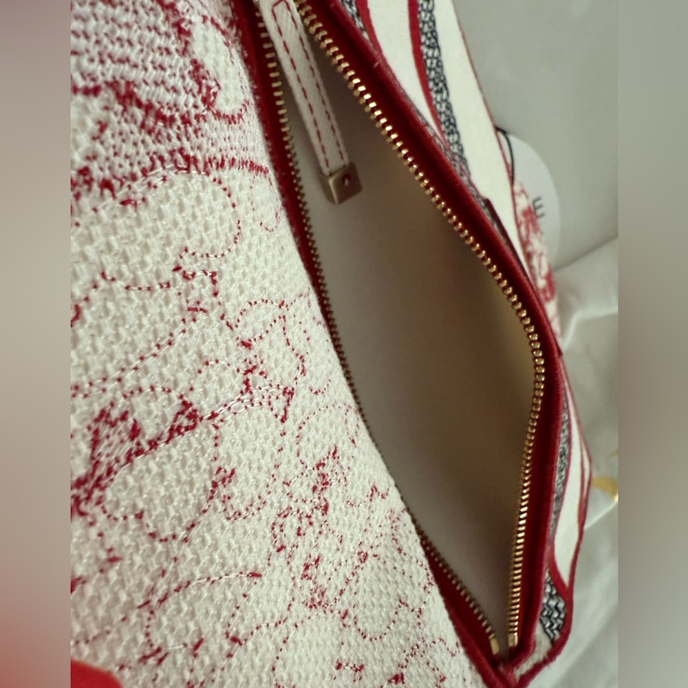 CHRISTIAN DIOR Cloth Embroidered M Dioramour D-Royaume Lady D-Lite ~ LIKE NEW - Picture 14 of 15